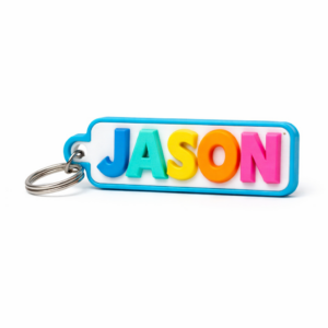 Custom 3D Printed Keychain Name Tag